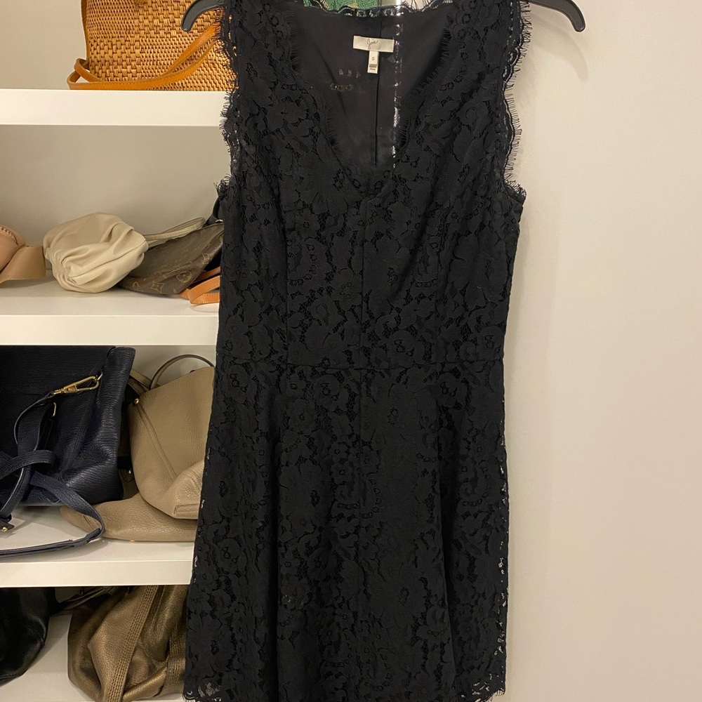 Joie Rori black lace dress size S